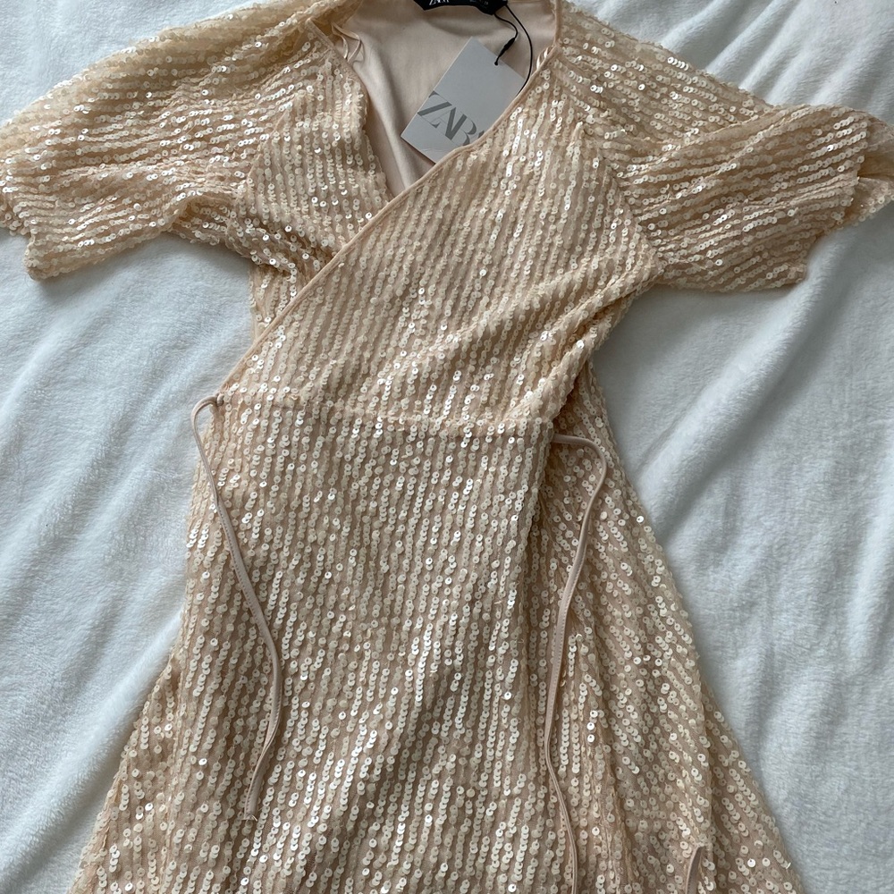 Zara sequin dress